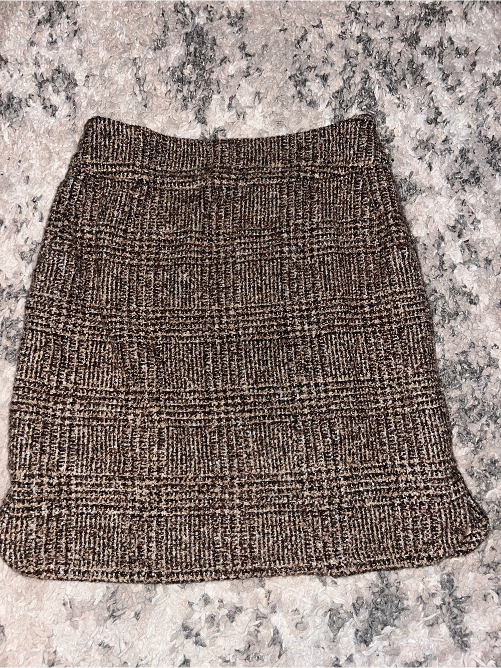 Wool blend Etcetera Brown Tweed Skirt with pockets